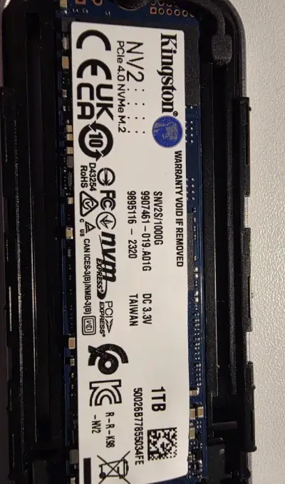 SSD NVMe M.2 Kingston 1000 GB