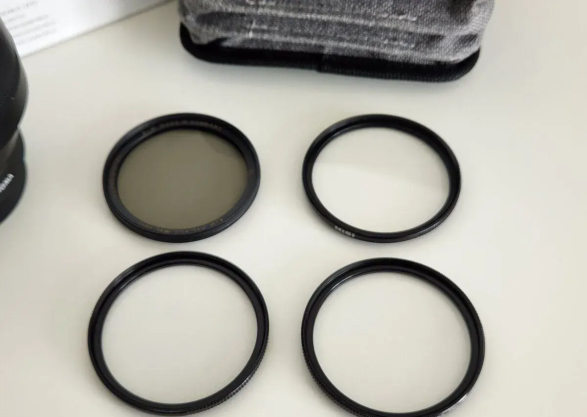55mm foto filtre CPL + Black Mist 3x