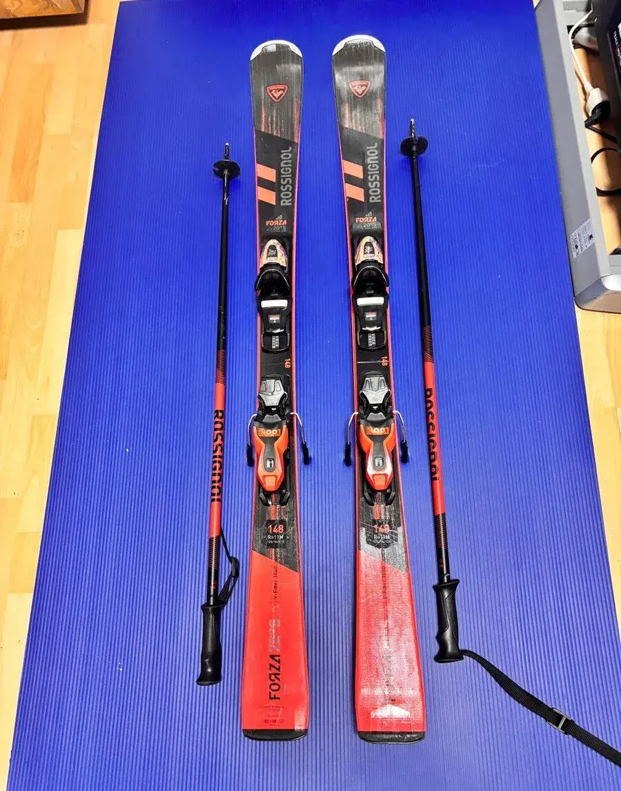 lyže Rossignol Forza 20° S – 148 cm + hůlkyо