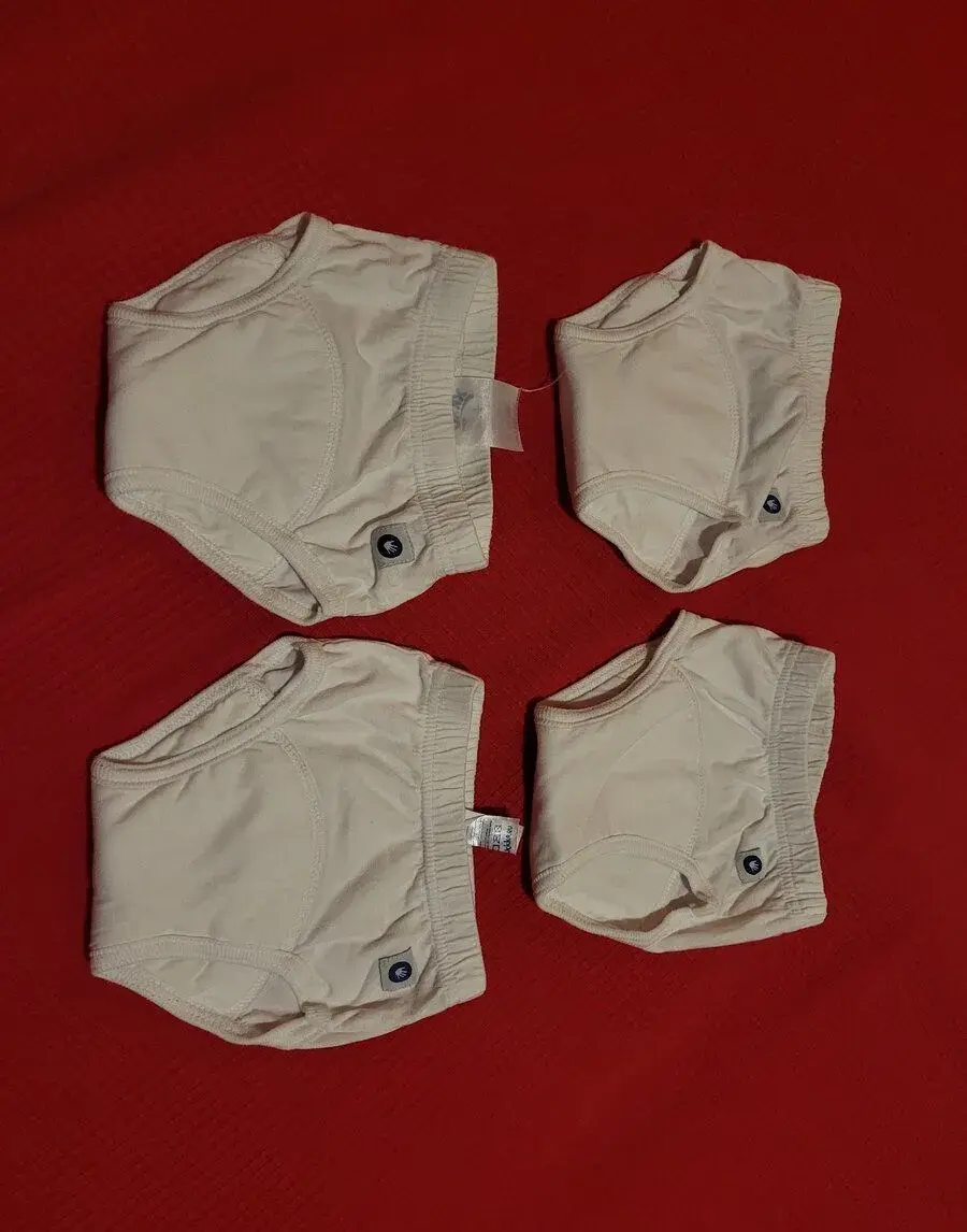 Kikko tréninkové/učící kalhotky XKKO Organic White - vel. M