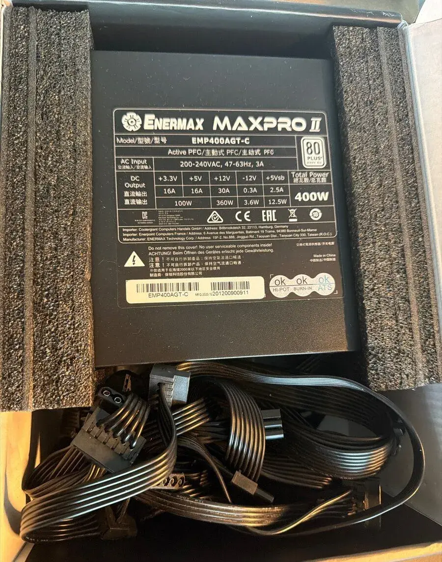 Enermax MAXPRO II 400W – ATX zdroj 80 PLUS