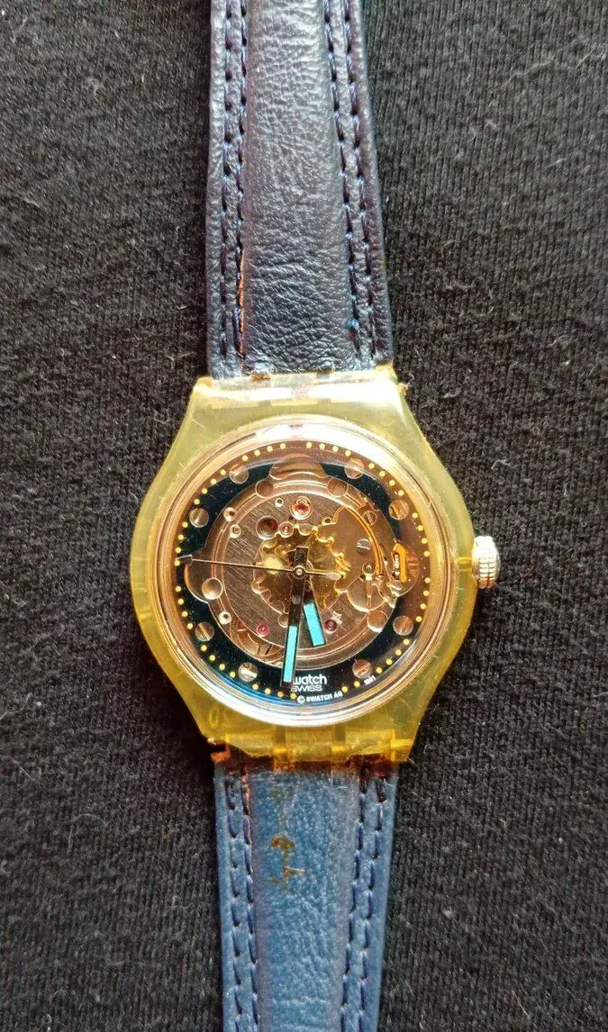 Originální švýcarské automatické hodinky Swatch Automatic (S