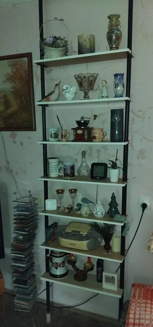 Žebřík do obývacího pokoje, retro