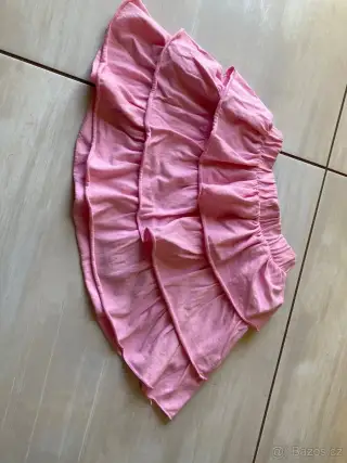 Dívčí růžová sukně