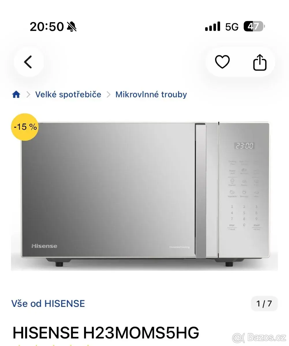 Mikrovlnka hisense