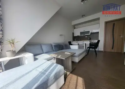 Pronájem plně vybaveného bytu 2+kk, 49 m² - České Budějovice