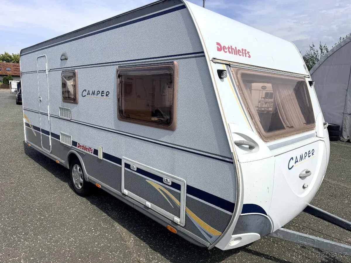 Dethleffs Camper 510SK, PALANDY, ULTRAHEAT,BAT.,NOSIČ -sleva