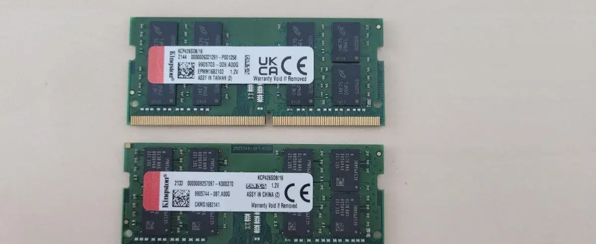 Operační paměť Kingston DDR4 16GB (2 ks) SO-DIMM