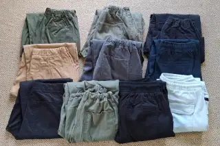 Chlapecké bavlněné,plátěné kalhoty Cargo 164/170 H&M