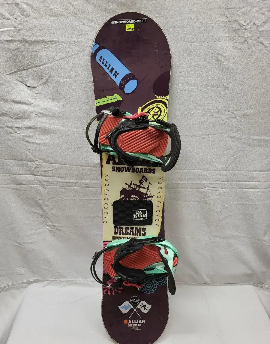 Dětský Snowboardový set Allian 115cm s vázáním K2
