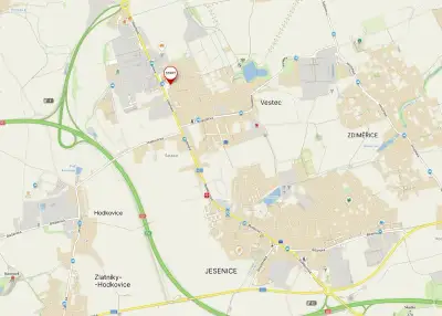 Vyhrazené parkovací stání P+R, 150m na BUS (Vestec u Prahy)