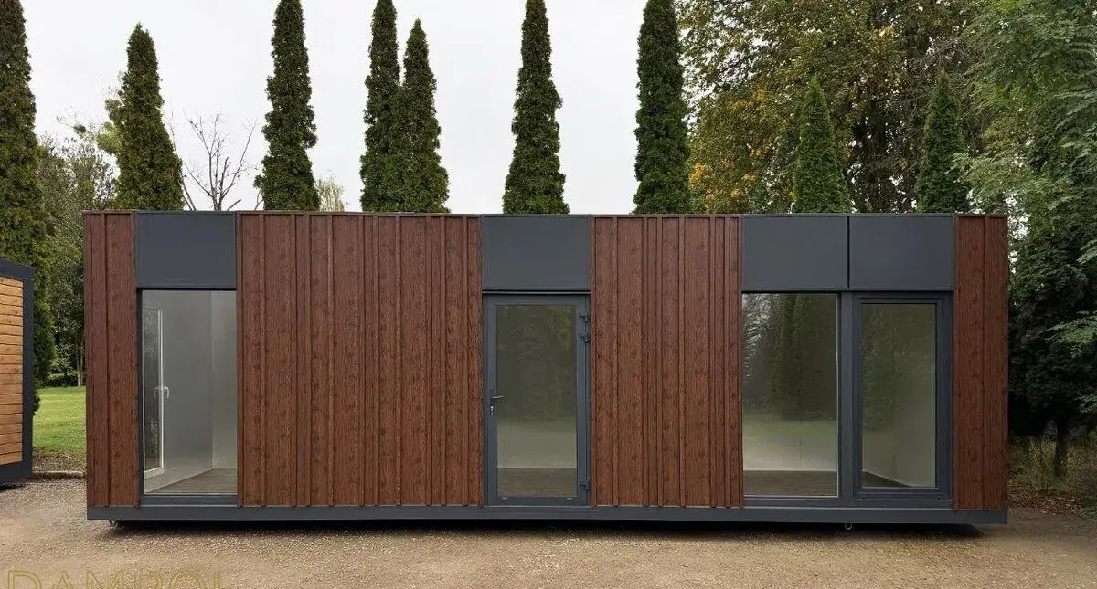 Moderní pavilon/kontejner 9x3 Kancelář Showroom Ihned