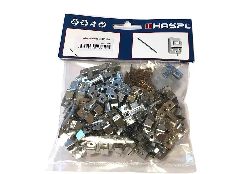 Úchytky na palubky č. 6mm (4000ks) HAŠPL - 0,1 Kč/sponka
