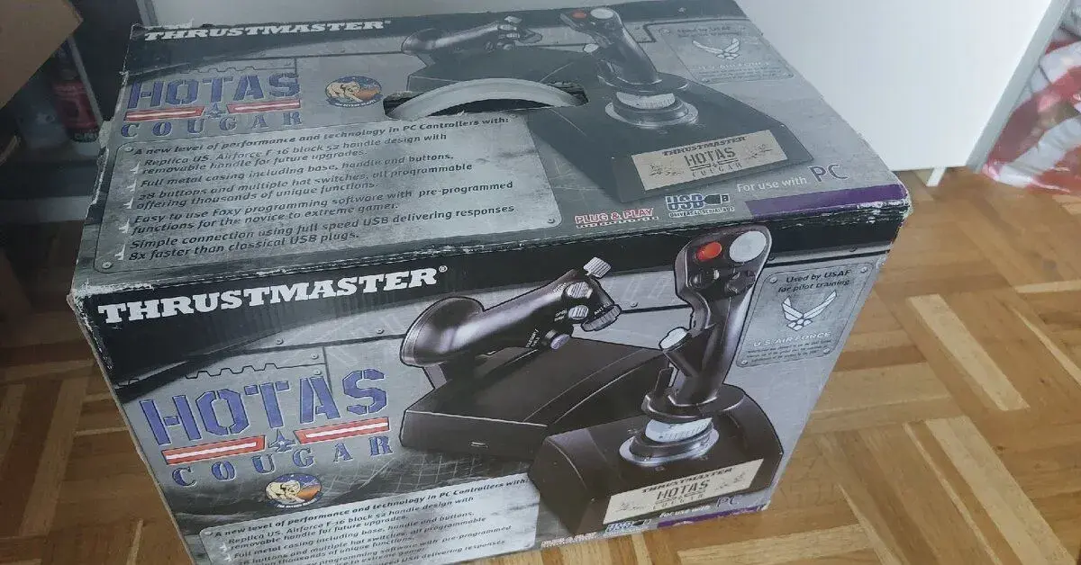 Letecký joystick Thrustmaster HOTAS Cougar