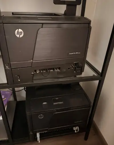 2× HP LaserJet Pro 400 M401dn, plně funkční, duplex, síť