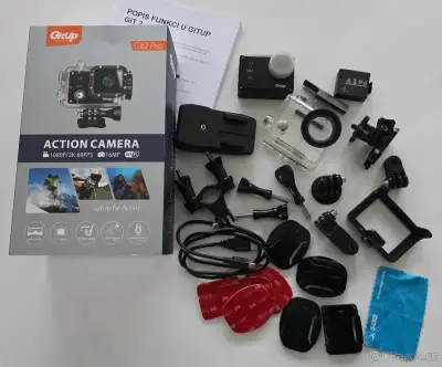 Sportovní akční kamera GitUp Git2 Pro + bohaté přísluš.