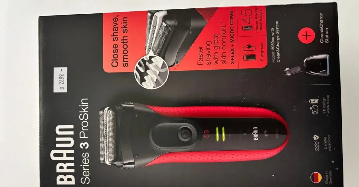 BRAUN Series 3 3050cc Red 41004300