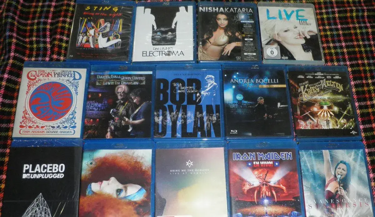 Blu ray a DVD filmy - hudební