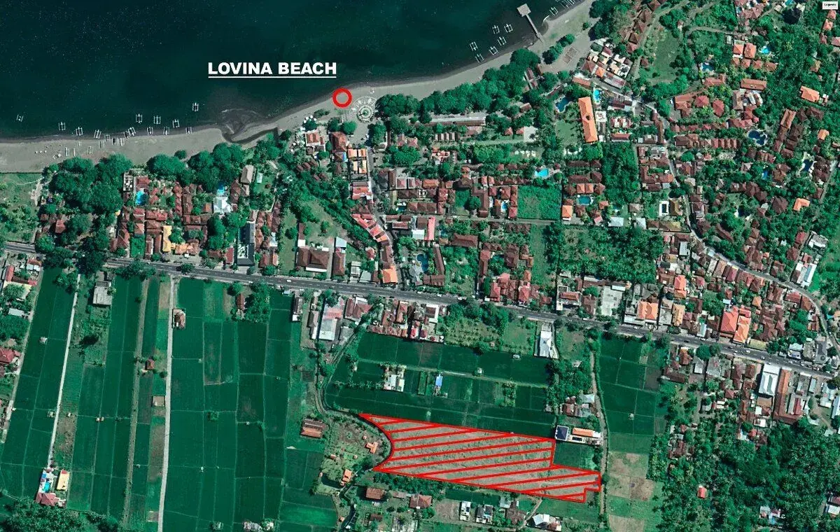 STAVEBNI POZEMEK NA BALI INDONESIE