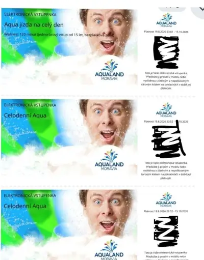 Aqualand Moravia vsupenky
