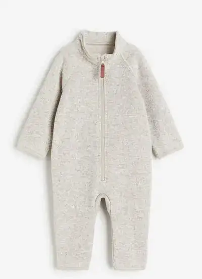 H&M pletený overal s flísovou podšívkou vel. 80 (9-12m)