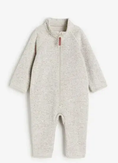 H&M pletený overal s flísovou podšívkou vel. 80 (9-12m)
