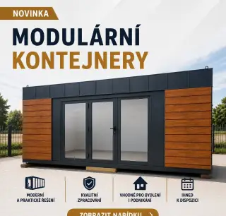 Pronájem mobilní kanceláře 6x3 m