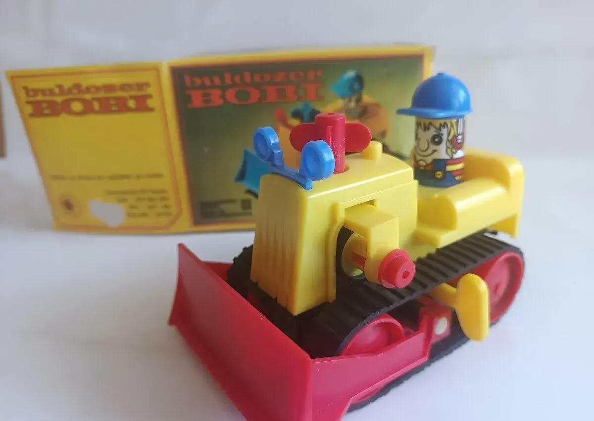 Staré hračky - buldozer BOBI