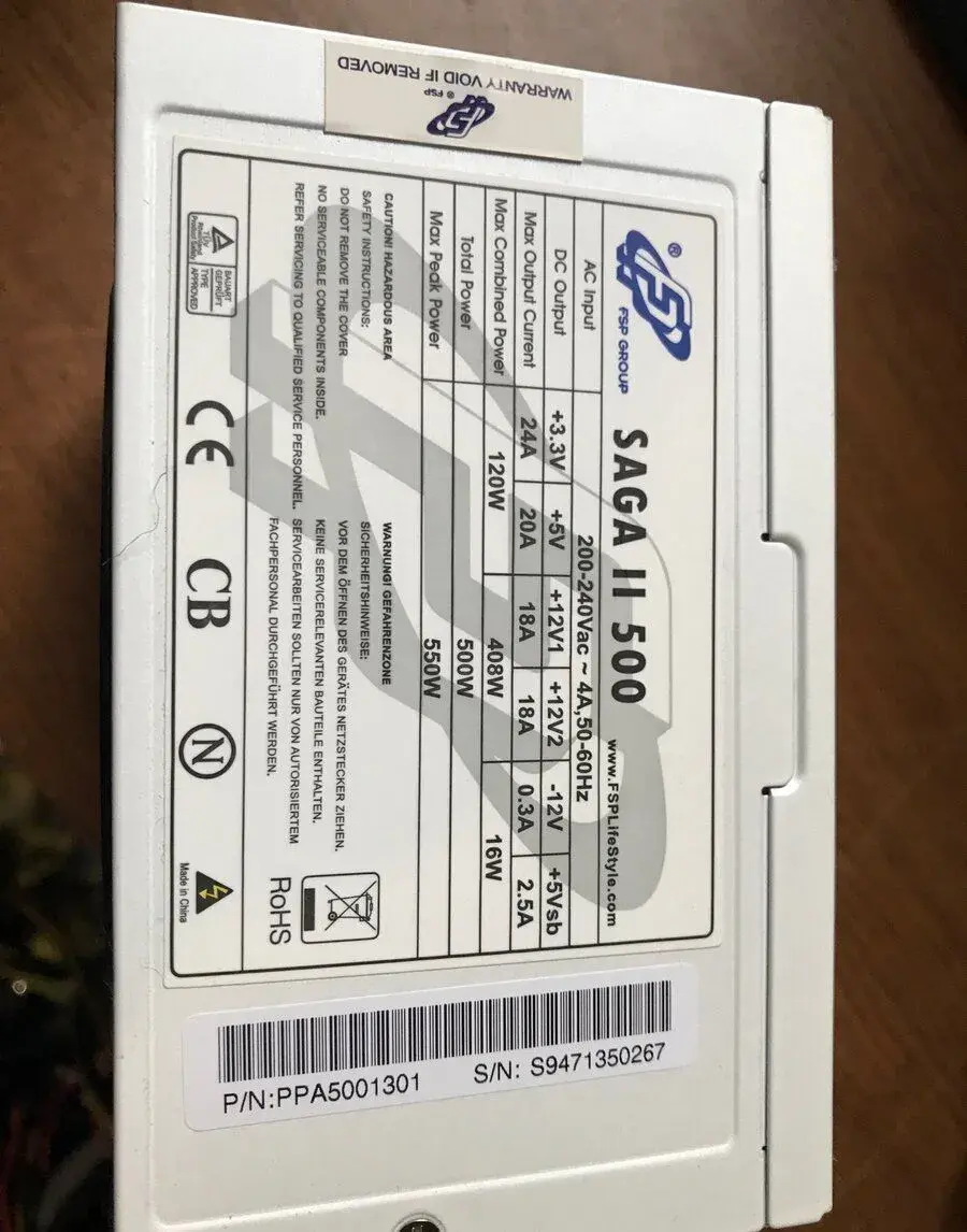 PC Zdroj 500W