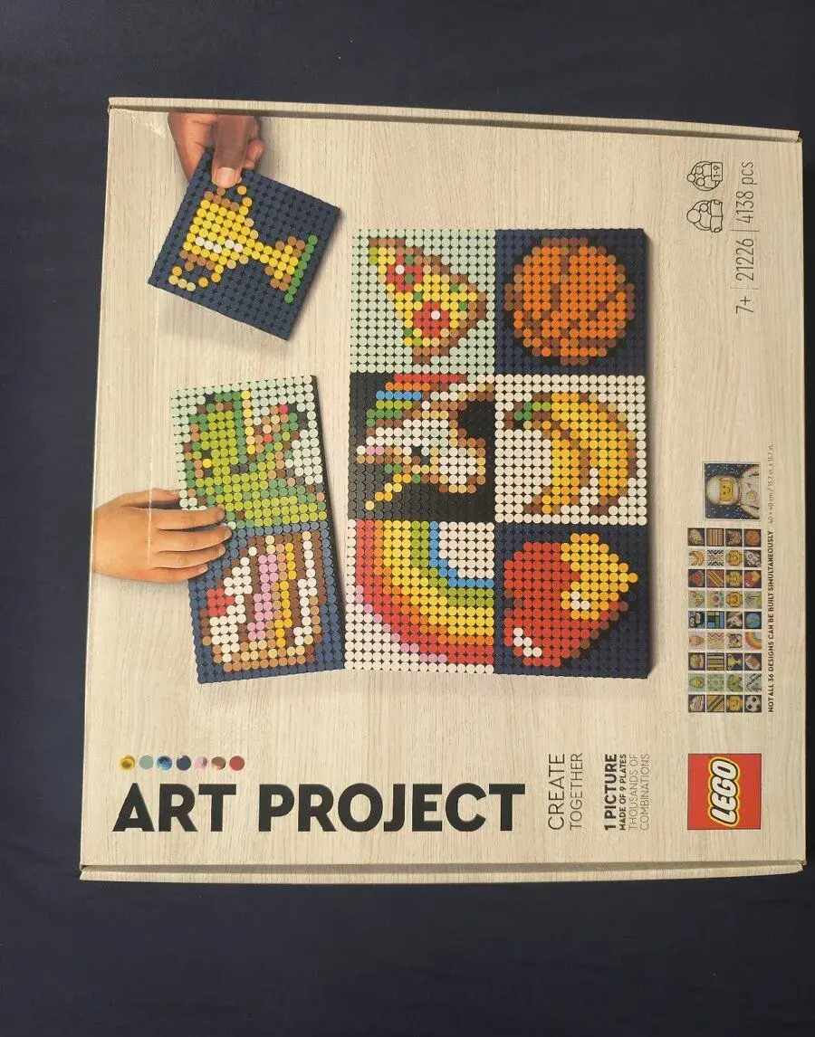 Nové LEGO Art 21226 Projekt – Společné tvoření (4138 dílků)