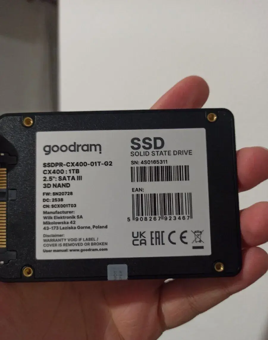 GOODRAM CX400 Gen.2 s kapacitou 1 TB (formát 2,5", SATA III