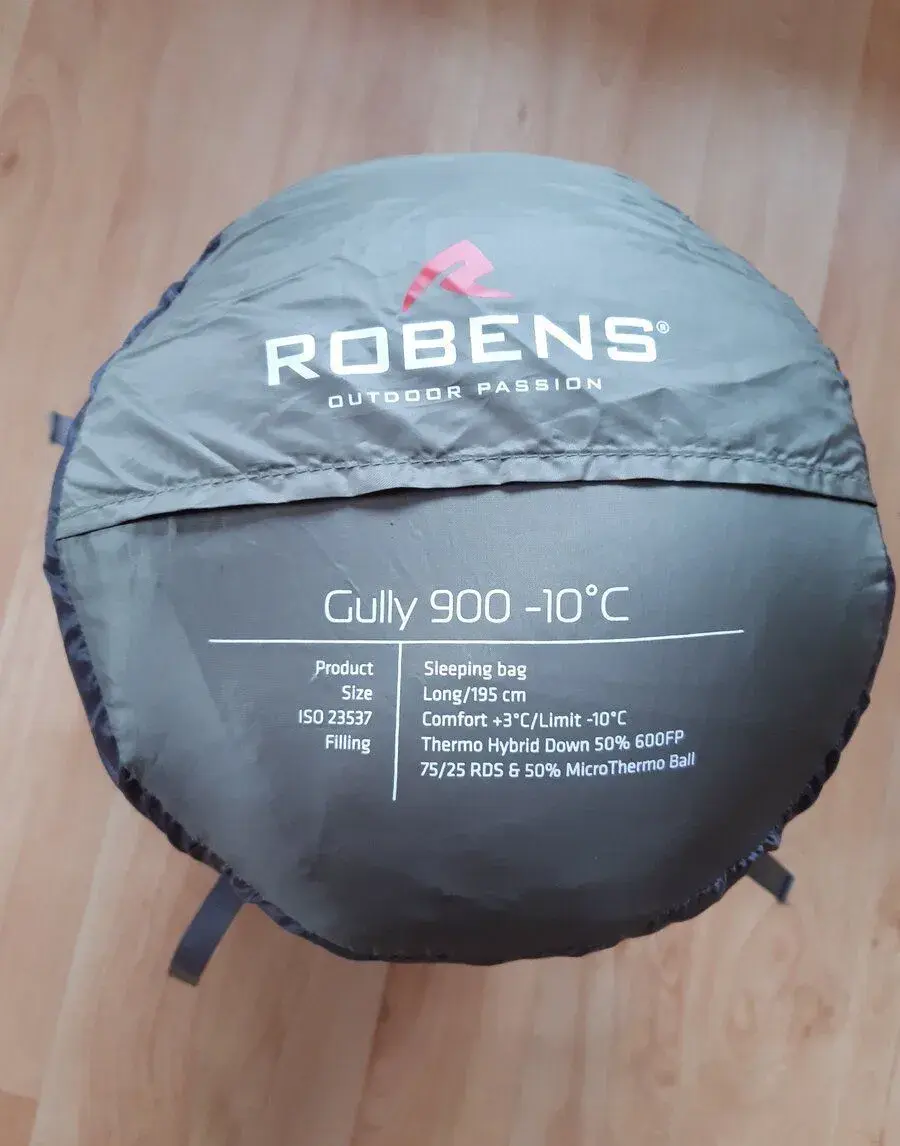 NOVÝ nepoužitý spacák Robens Gully 900 -10°C (Verze Long / 1