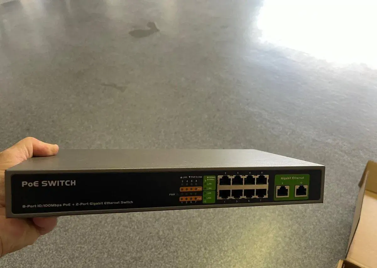 Hikvision PoE switch PSE1008G (8+2)