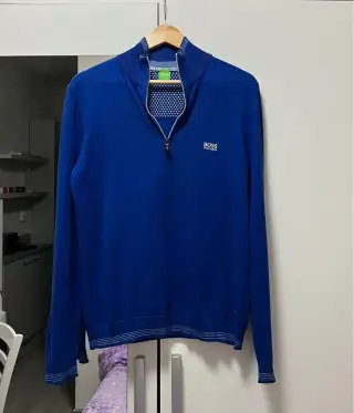 Pánský modrý svetr Hugo Boss v. M