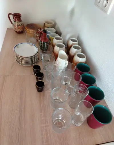 Sklo a porcelán mix