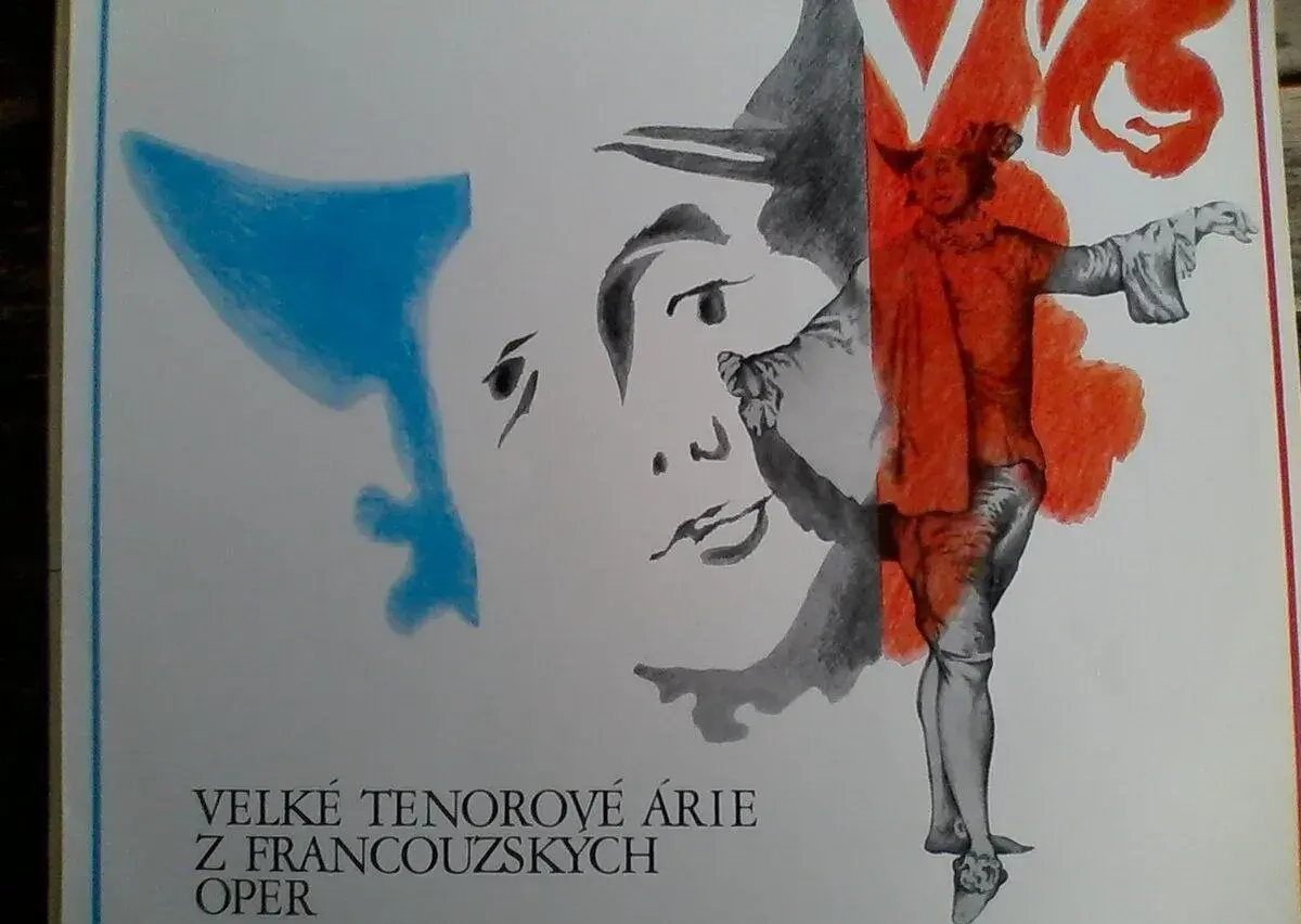 LP Velké tenorové árie s podpisem N.Geddy