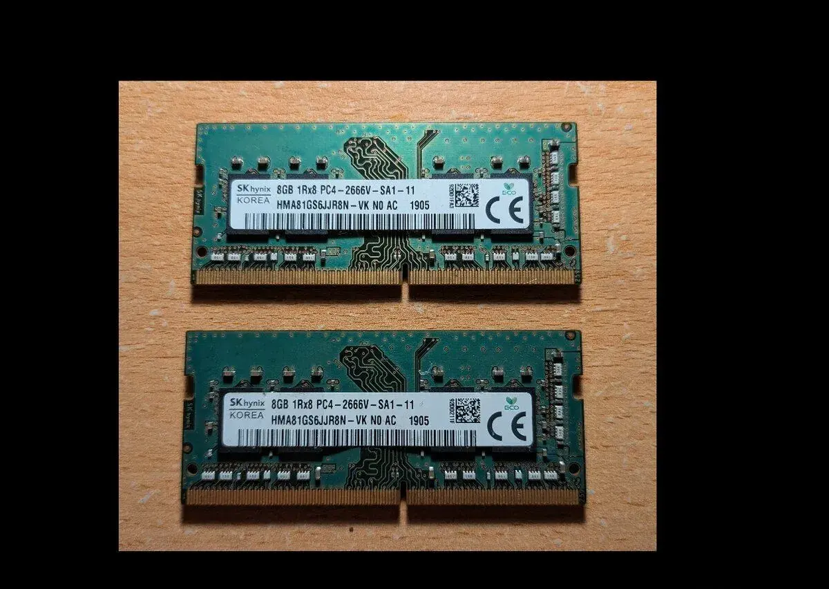 Paměť RAM 2x8GB SK Hynix DDR4 SODIMM 2666Mhz PC4-21333