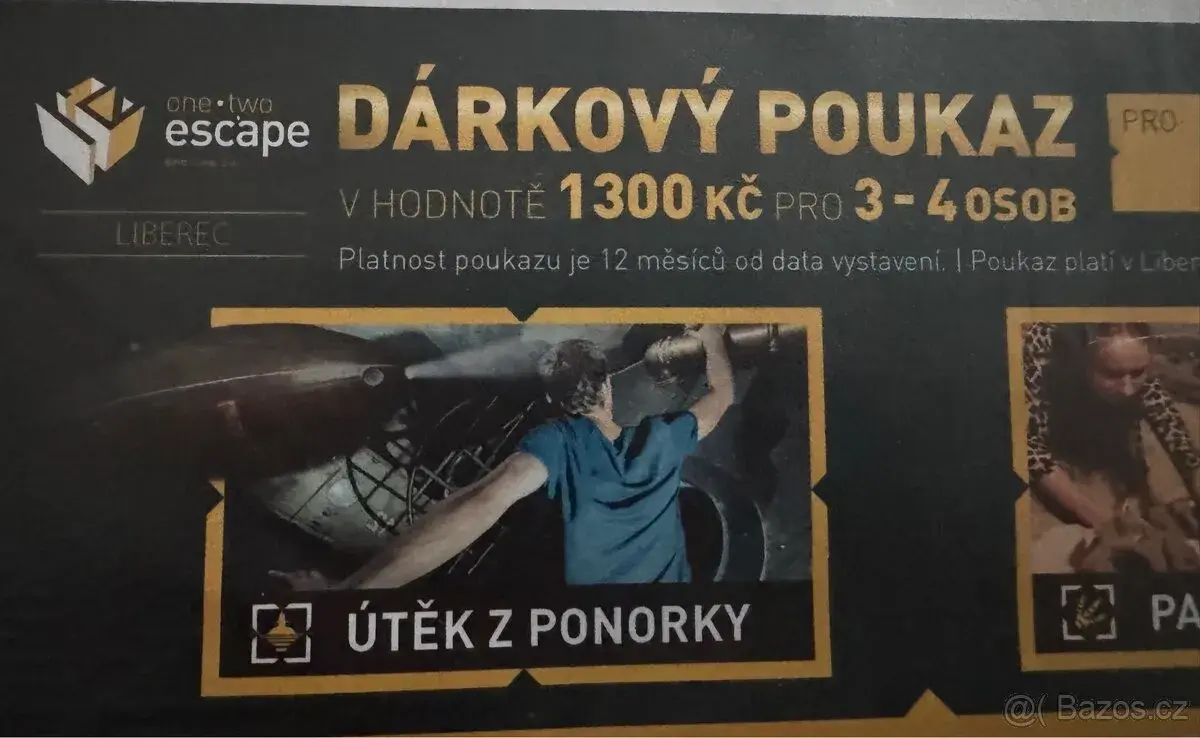 Dárkový poukaz Úniková hra v Liberci