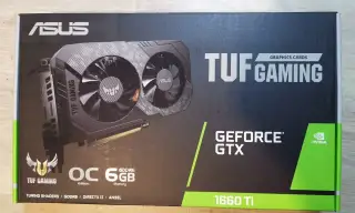 NOVÁ - ASUS TUF GTX1660Ti OC 6GB EVO GAMING