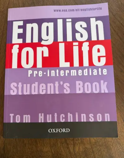 English for life, Pre-internediate, s CD, nová, nepoužitá