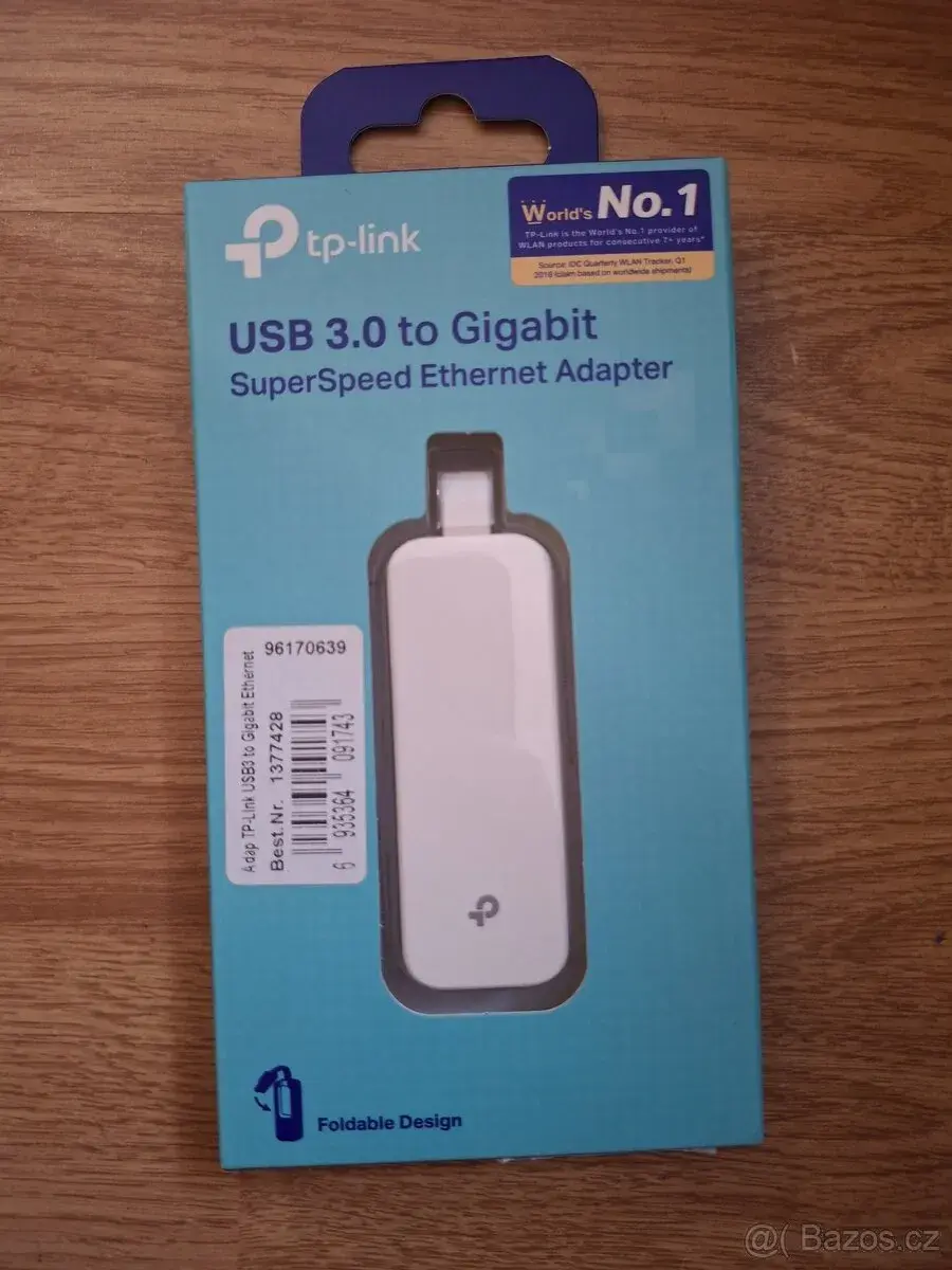 TP LINK USB 3.0 gigabitový ethernetový síťový adaptér