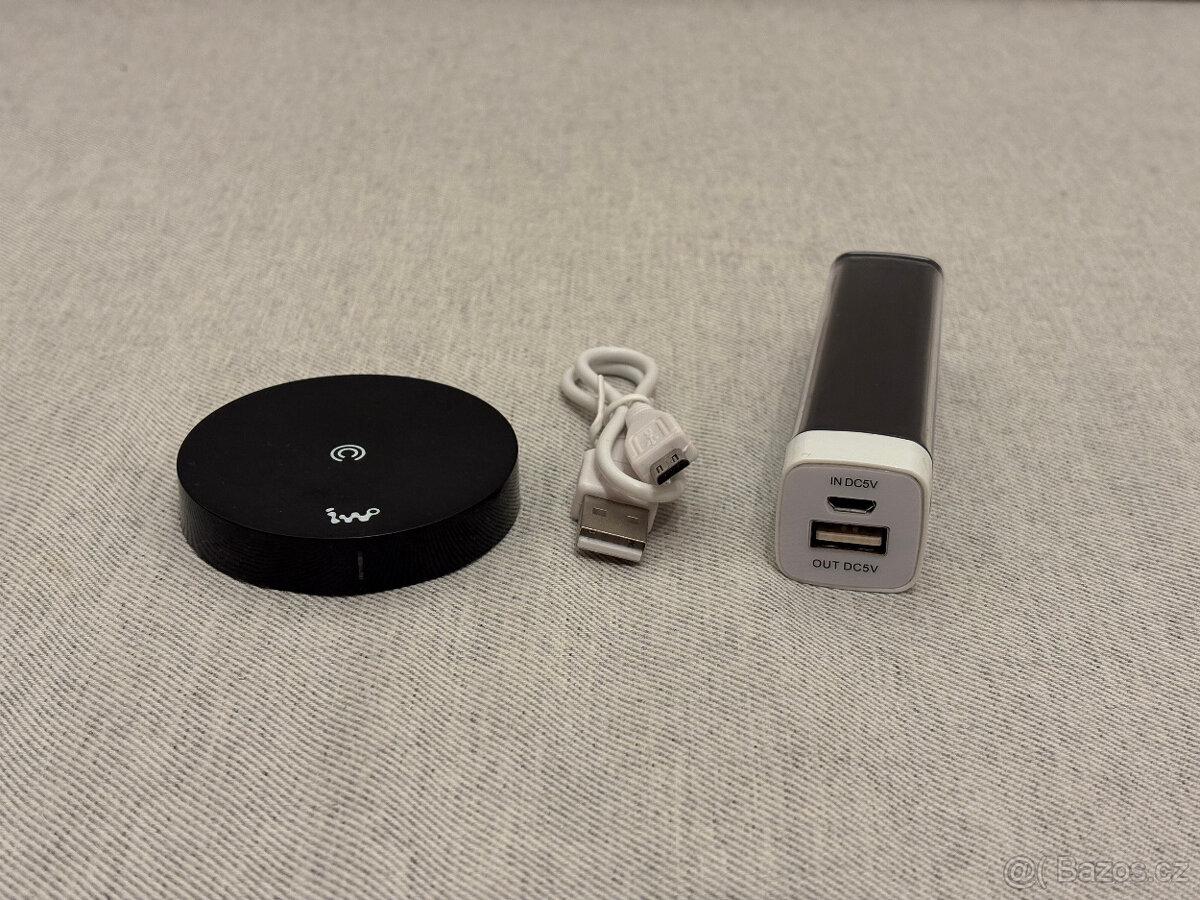 Bezdrátová nabíječka + powerbanka + kabel