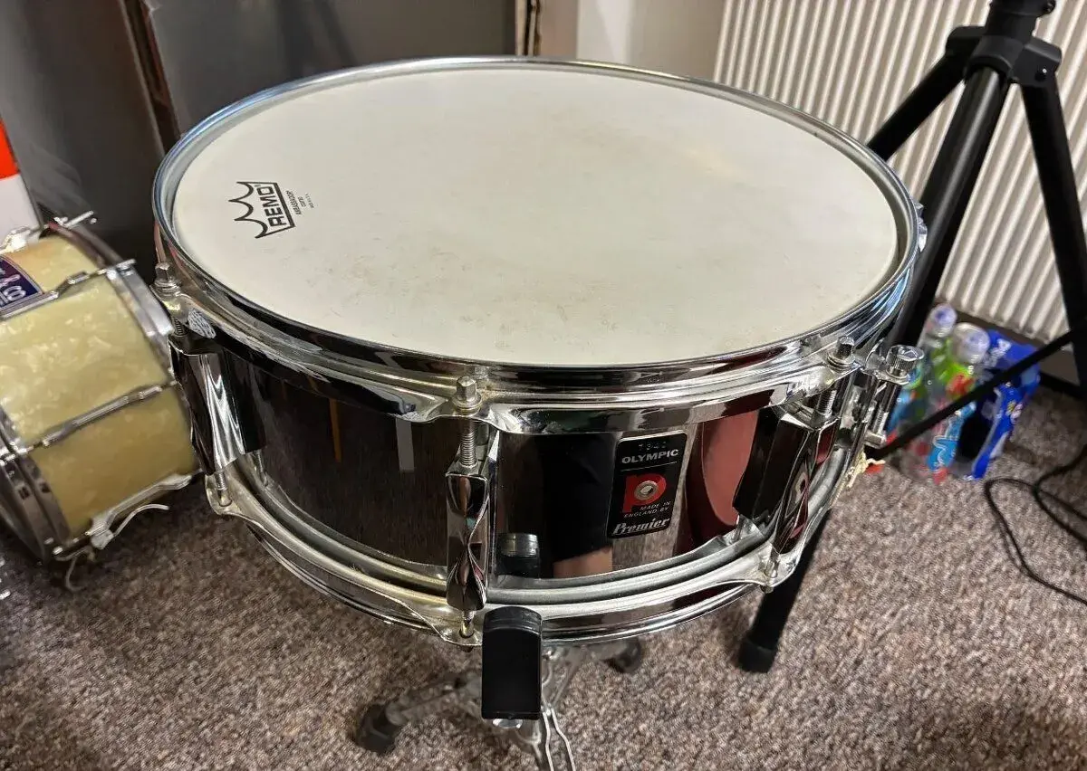 Premier Olympic snare 5"x14 /Remo/ kufr