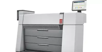 Tiskárnu výkresů roce colorwave 910 se skládačkou est