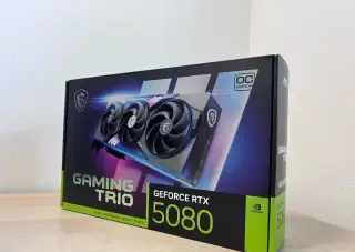 MSI RTX 5080 Gaming Trio OC 16GB – NOVÁ, NEROZBALENÁ, ZÁRUKA