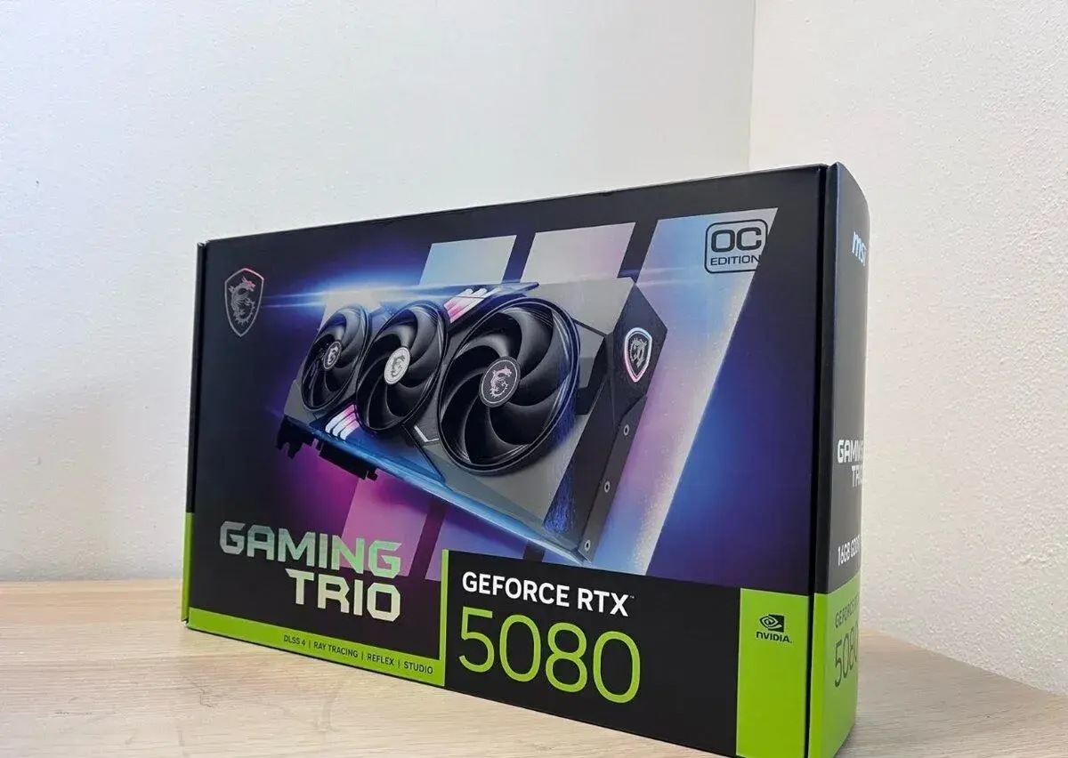 MSI RTX 5080 Gaming Trio OC 16GB – NOVÁ, NEROZBALENÁ, ZÁRUKA