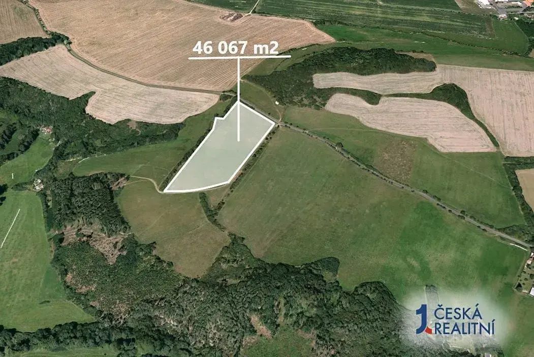 Pole 46 067 m², Podíl 50 % o výměře 23 034 m²