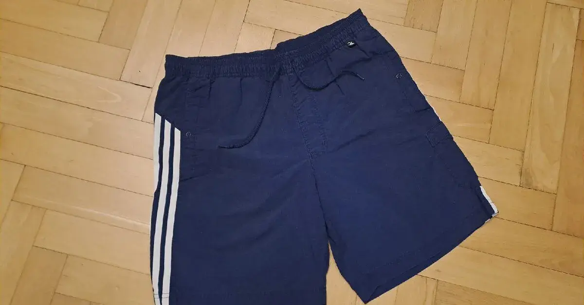 Adidas modré koupací kraťasy,vel.S