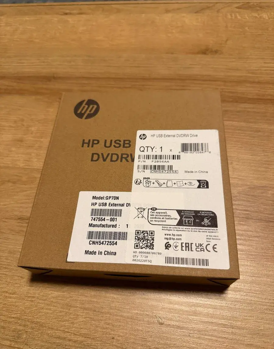 HP DVD/RW externí mechanika | Nová | Záruka
