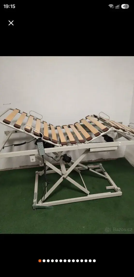 Polohovací rošt elektrický s matraci